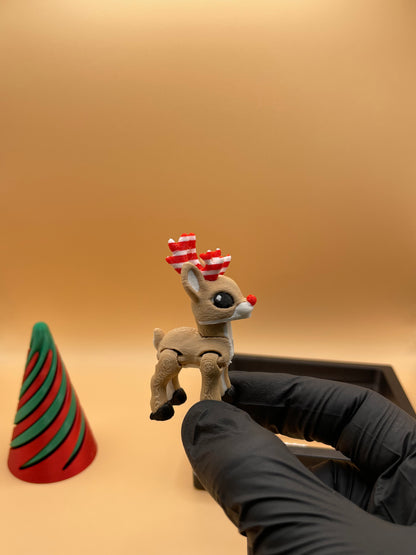 Festive Spiral Cone & Rudolf Set