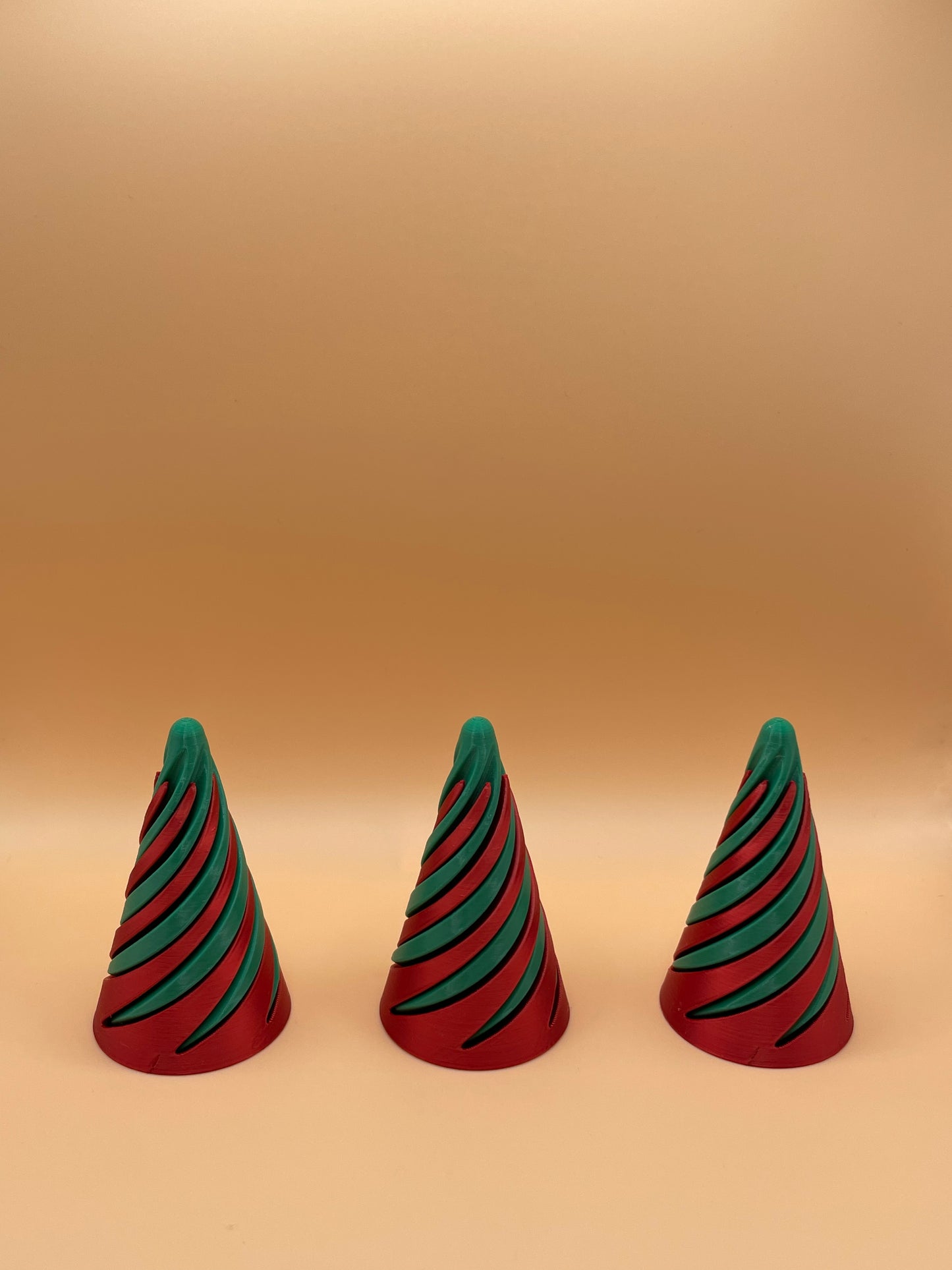 Holiday Spiral Cone Trio